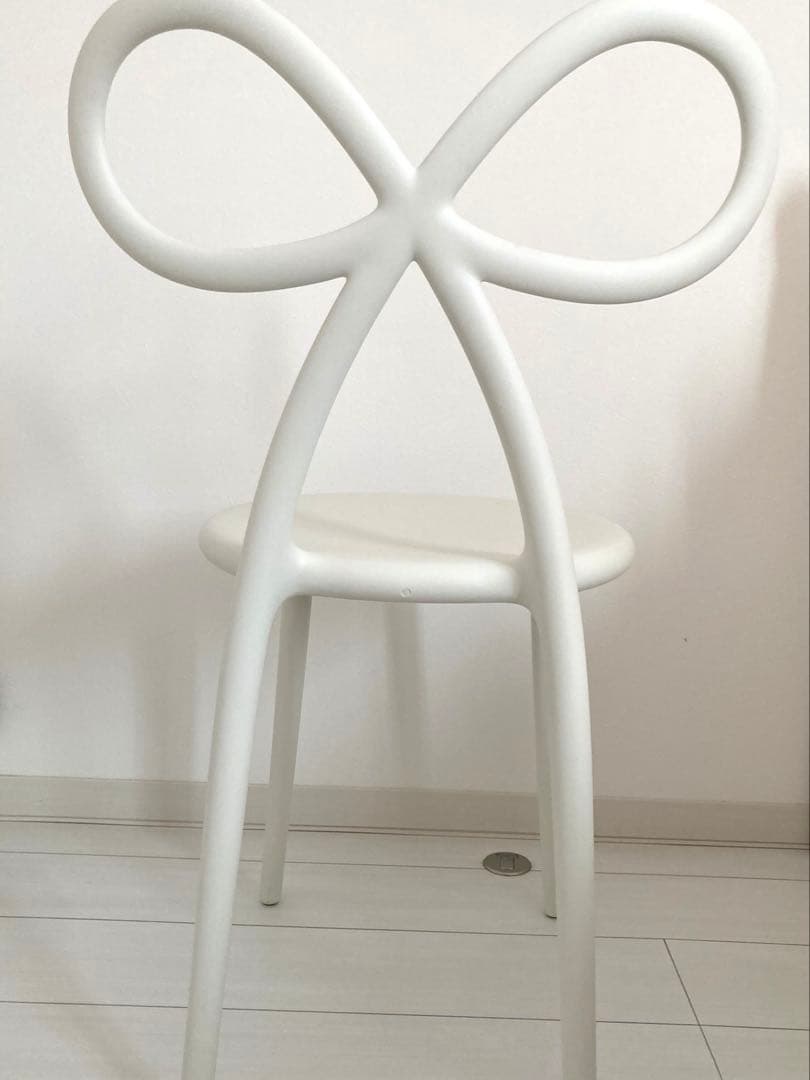 francfranc̈❁*リボンチェアホワイト