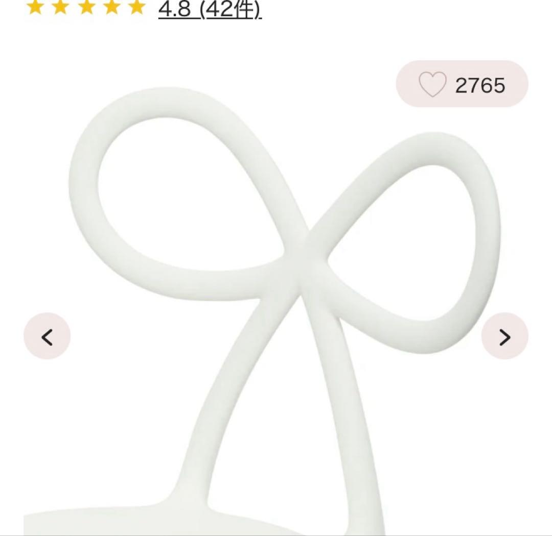 francfranc̈❁*リボンチェアホワイト