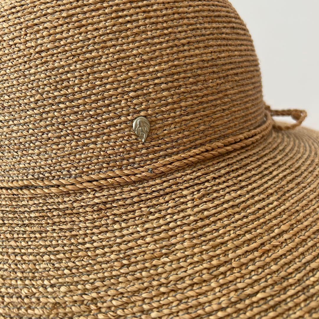HELEN KAMINSKI ストローハット 麦わら帽子 つば広め