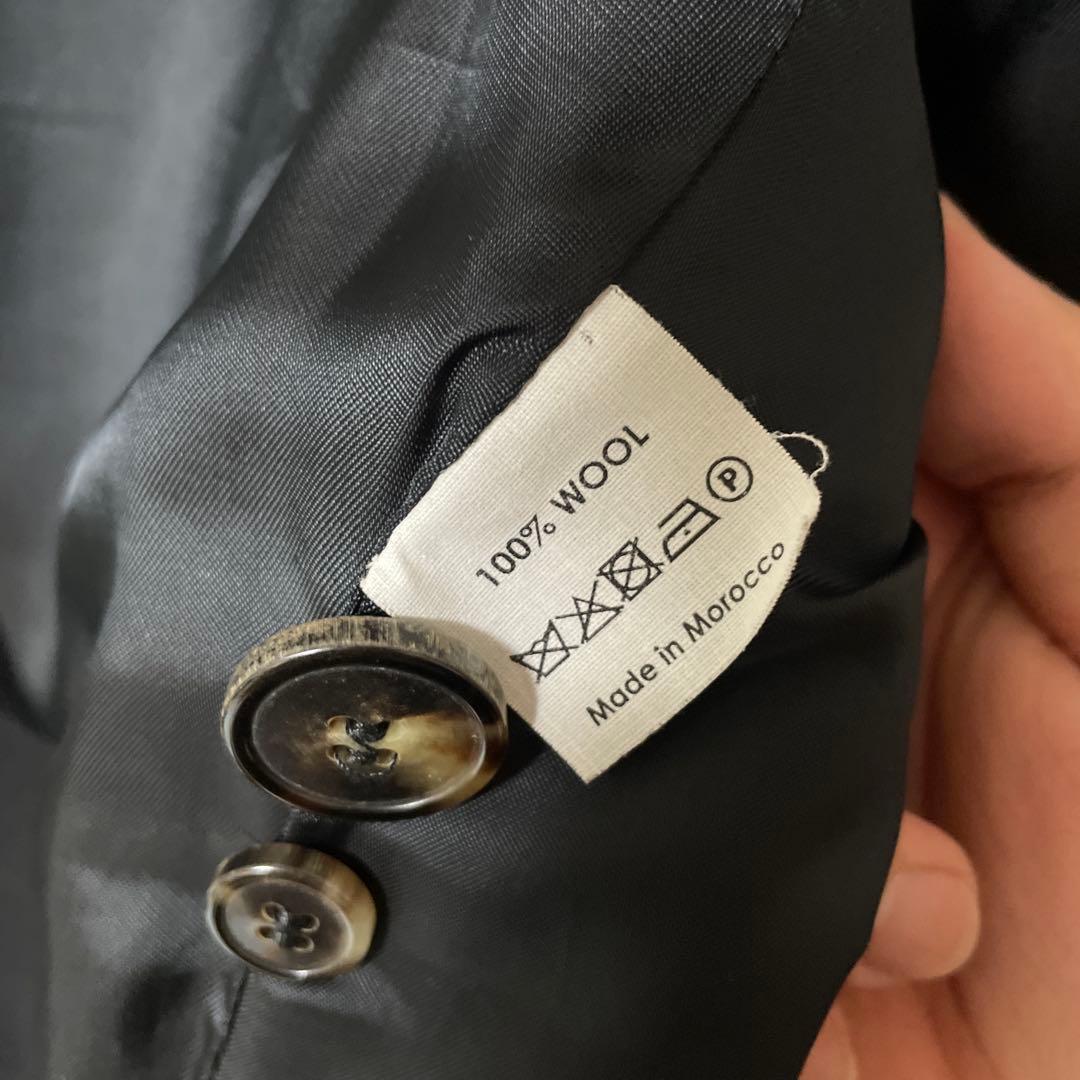 Dries Van Noten ブラック ピーコート 48