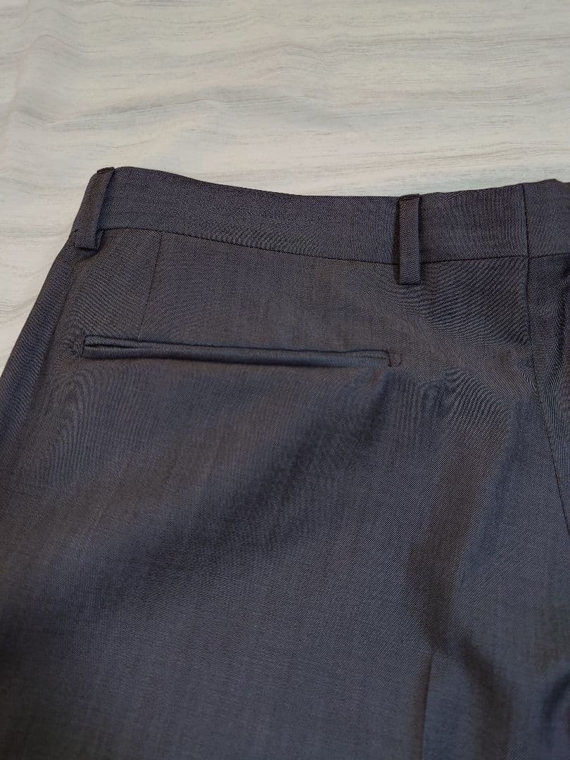 新品 LOUIS VUITTON 52 スーツ上下 ダークグレーシングル