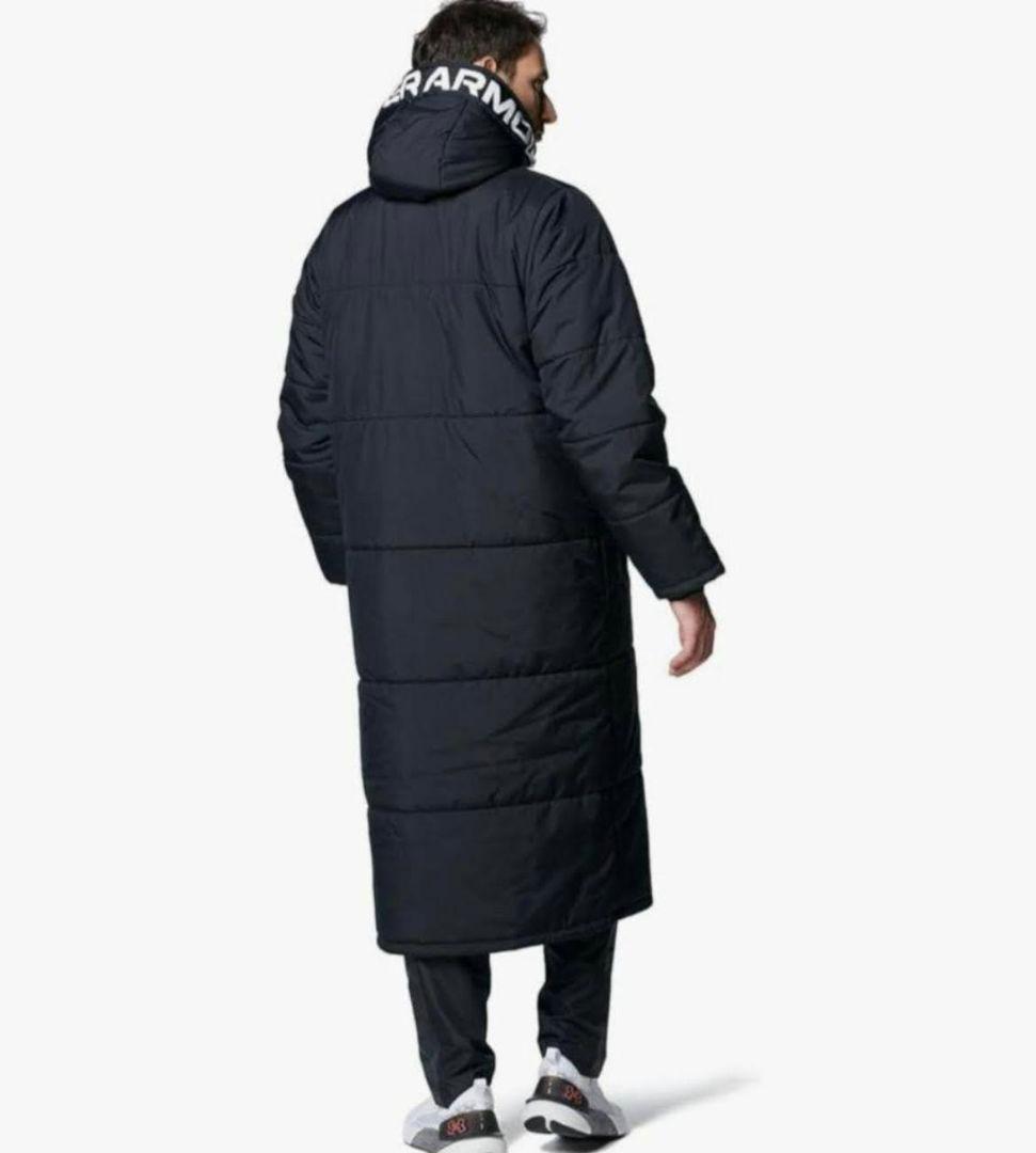 アンダーアーマー ベンチコート XL メンズ ブラック ロング