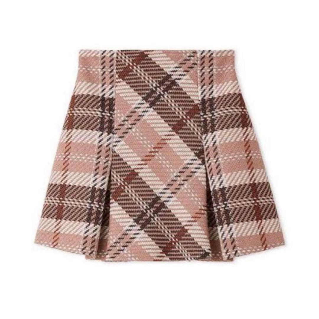 ✨️美品✨️snidel ロービングチェック ミニスカート pink