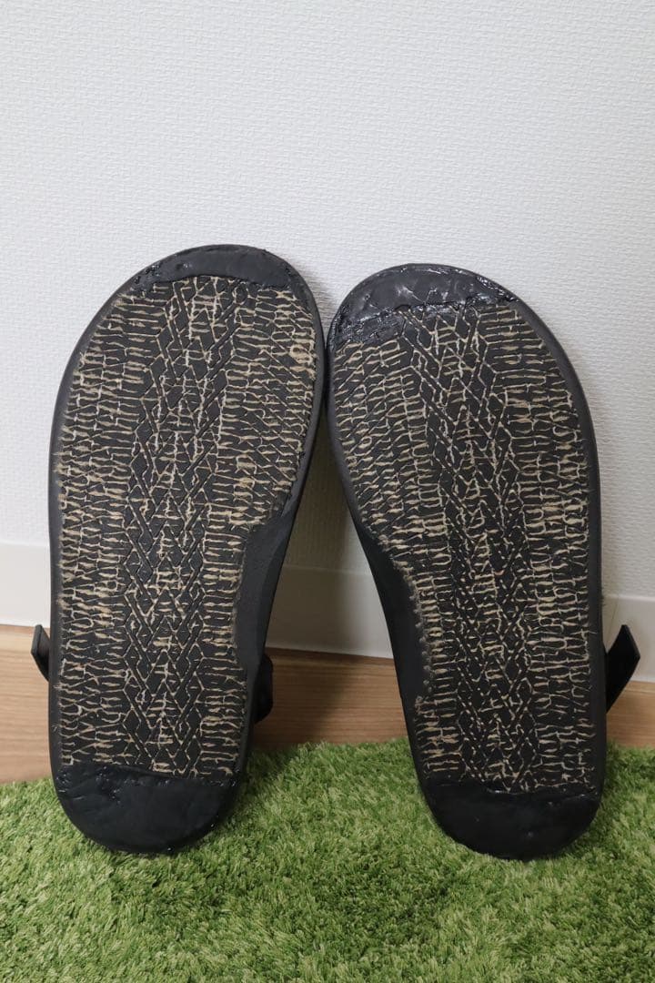 MARNI ファー サンダル フスベット　レザー　マルニ　メンズ　ネイビー