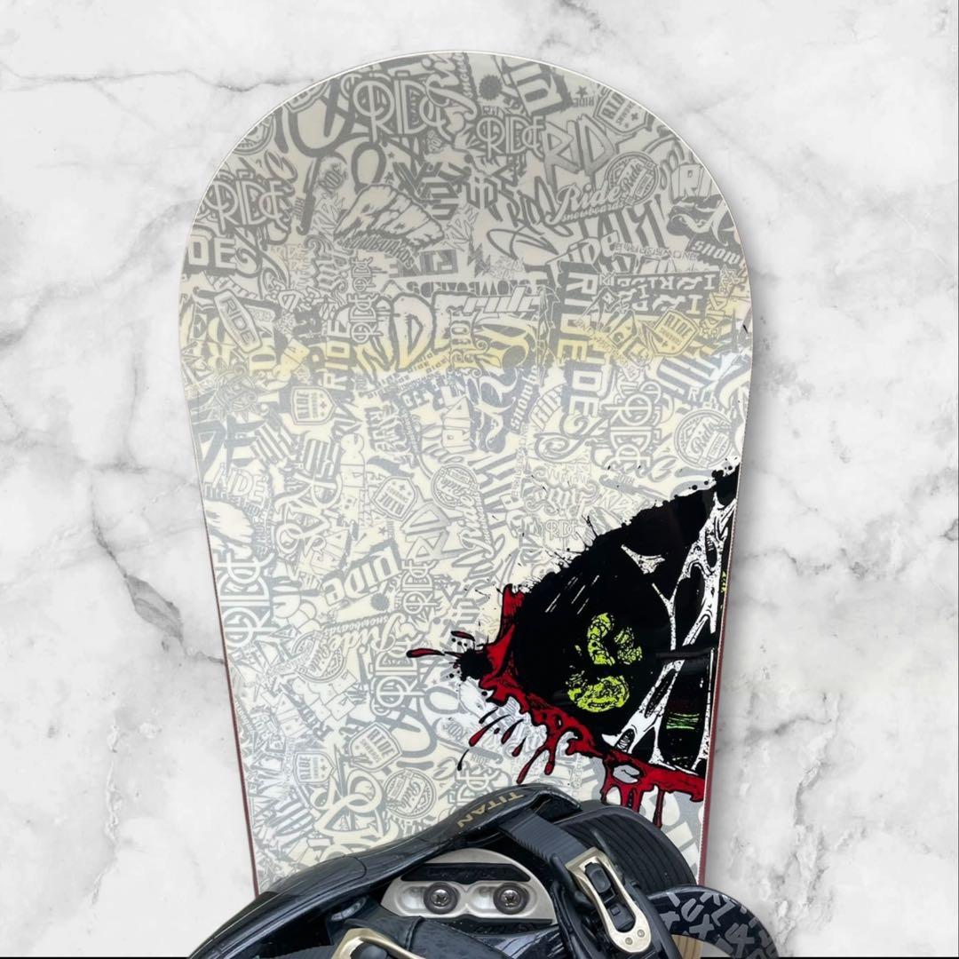 RIDE スノーボード 155cm FLUX TITAN バイン付