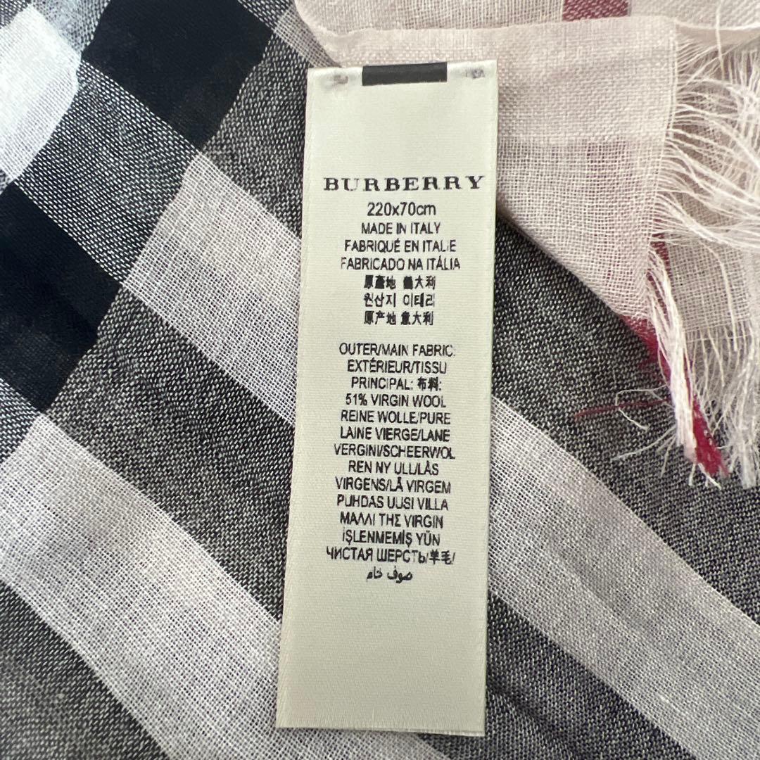 Burberry バーバリー ストール マフラー ノバチェック
