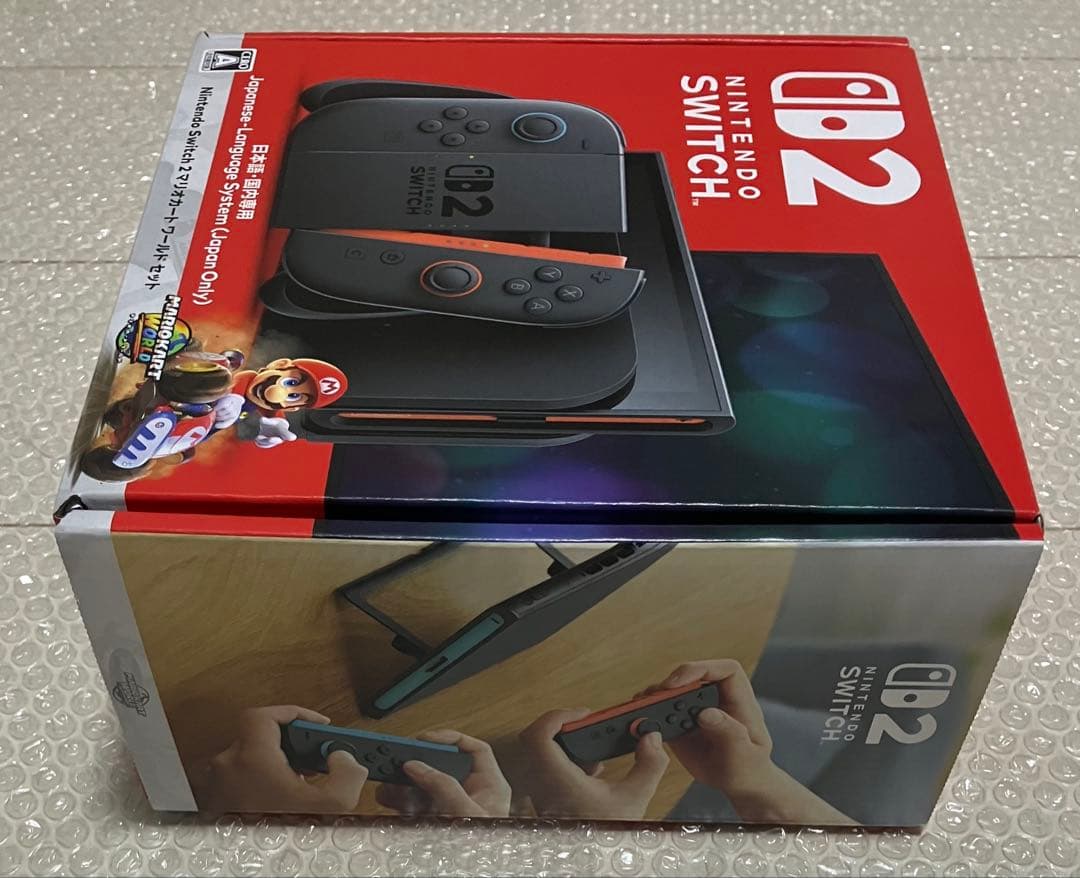 レシート付 未開封品 ニンテンドースイッチ2 本体 マリオカートワールドセット