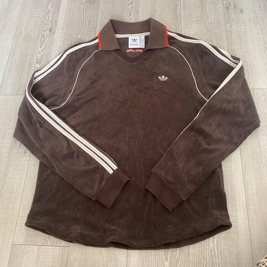 adidas Wales Bonner ブラウン ポロシャツ L