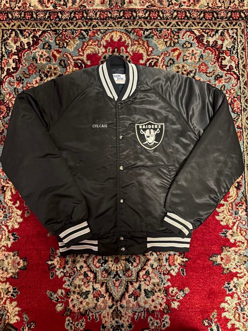 あ90s chalk line RIDERS スタジャン USA製　レイ