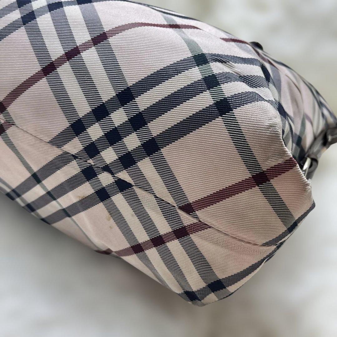 BLUELABEL バーバリーブルーレーベル トートバッグレザー 肩掛け ピンク