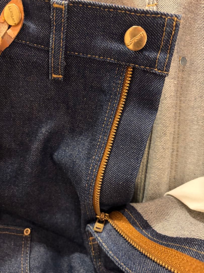 Carhartt サスペンダー付きダブルニーワークパンツ