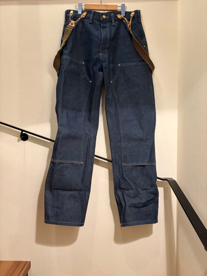 Carhartt サスペンダー付きダブルニーワークパンツ