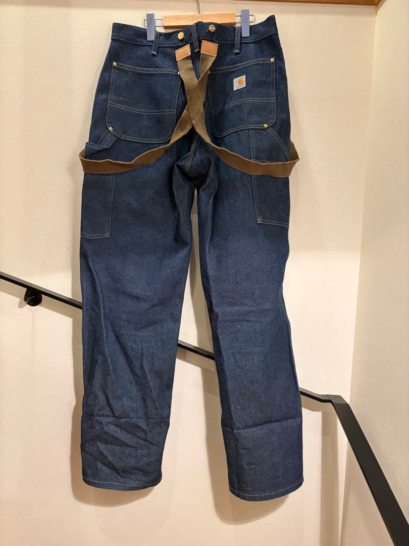 Carhartt サスペンダー付きダブルニーワークパンツ