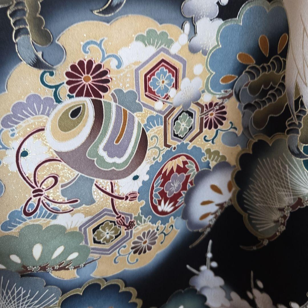 MMm　1-10　正絹　男の子お祝い着物　長襦袢付き　産着　七五三　逸品