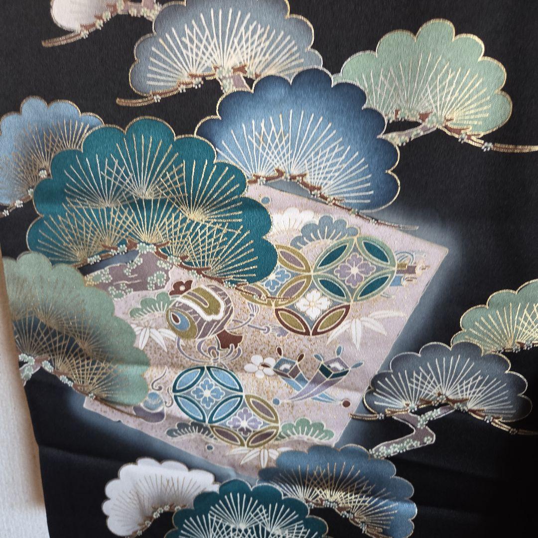 MMm　1-10　正絹　男の子お祝い着物　長襦袢付き　産着　七五三　逸品