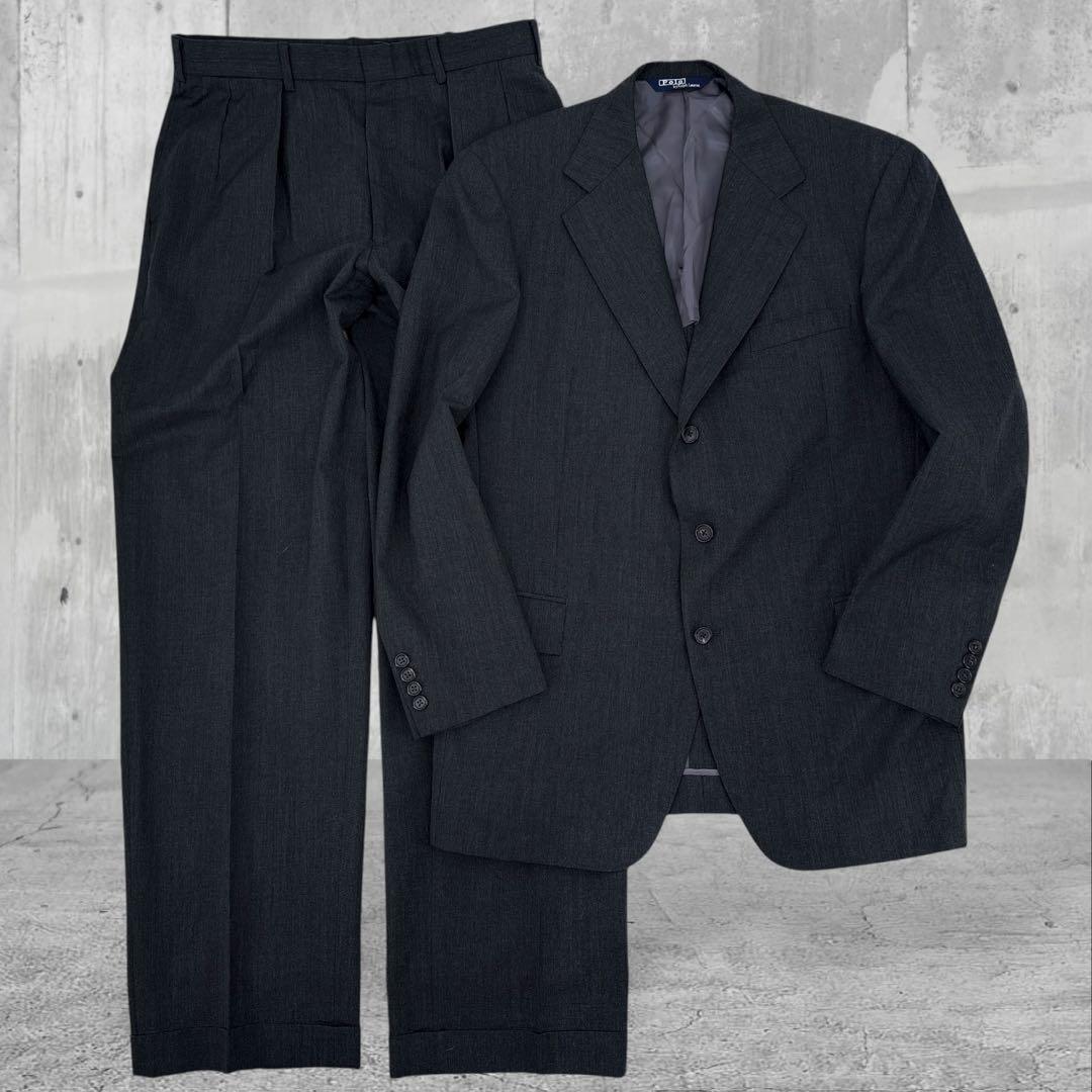 【美品】ポロ ラルフ ローレン　スーツ　セットアップ　ジャケット　90s