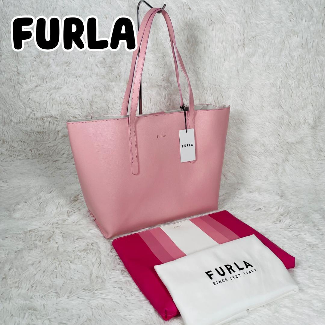新品未使用 FURLA トートバッグ パラダイス Mサイズ A4対応 ピンク 1