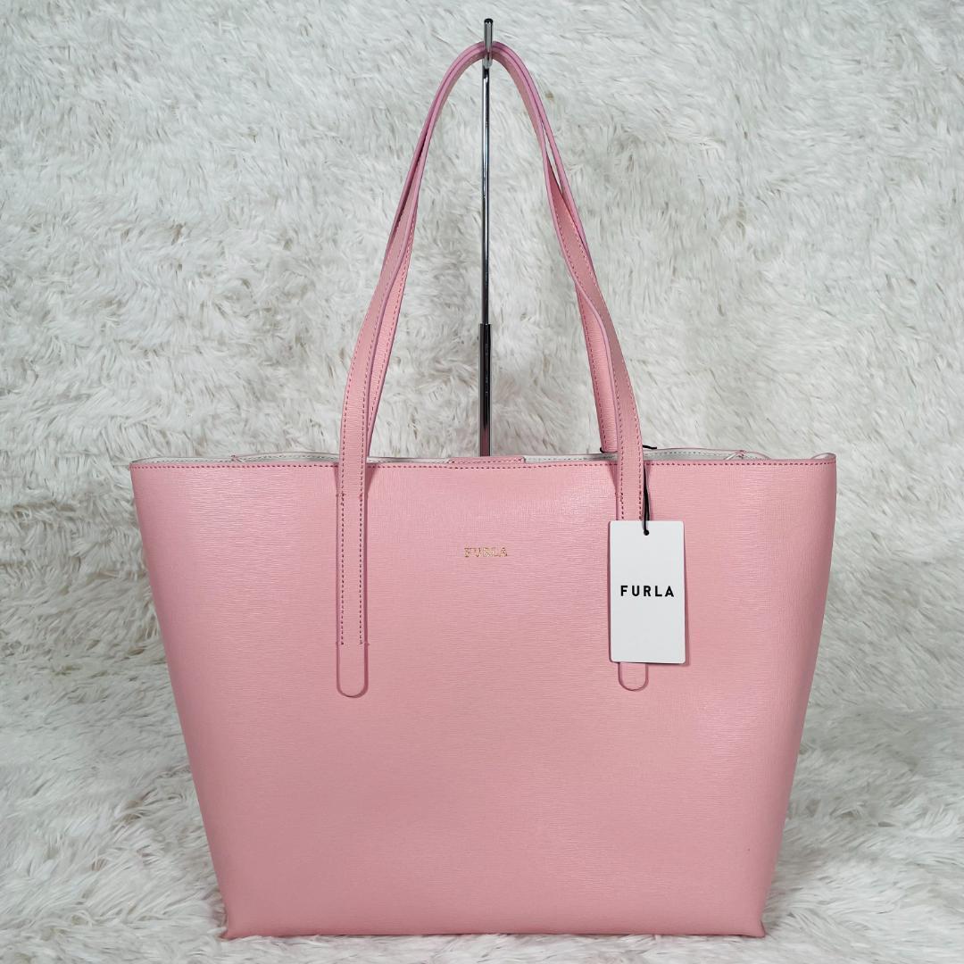 新品未使用 FURLA トートバッグ パラダイス Mサイズ A4対応 ピンク 1