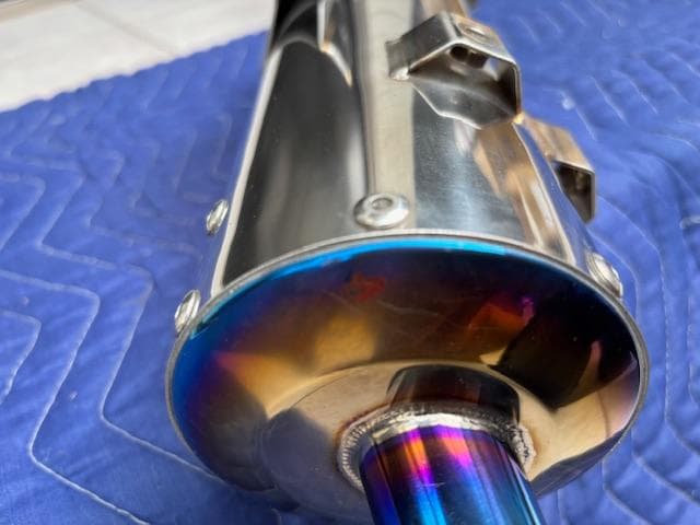 YAMAHAセロー250 BEAMS　パワートレックマフラー スリッポン