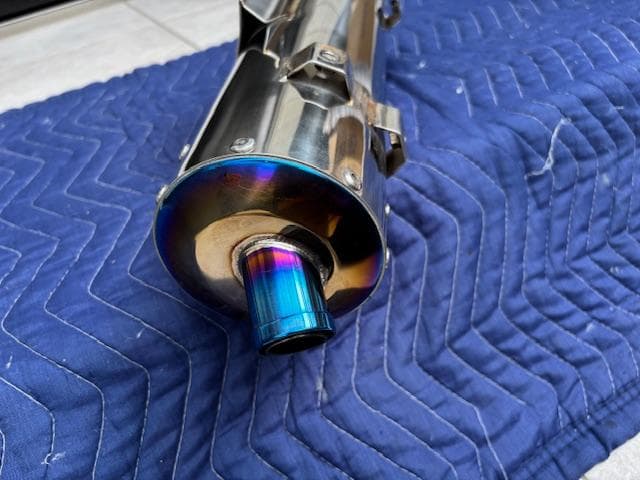 YAMAHAセロー250 BEAMS　パワートレックマフラー スリッポン