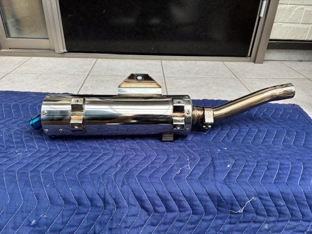 YAMAHAセロー250 BEAMS　パワートレックマフラー スリッポン