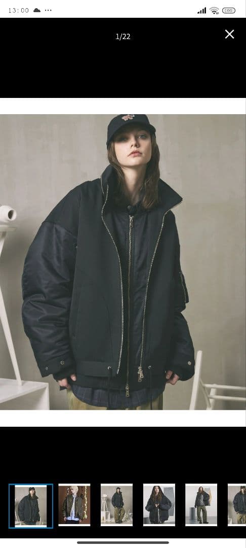 ジャケット・アウター Prime-Over Docking Stand Collar Blouson