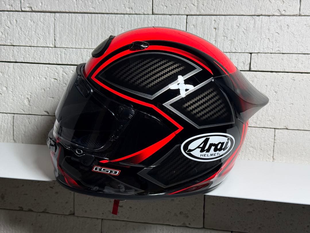 アライ(Arai) ASTRO GX SPINE レッド　（61.62センチ）
