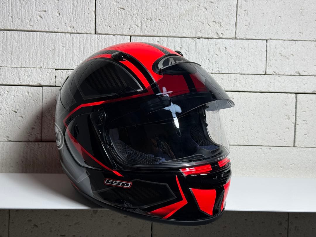 アライ(Arai) ASTRO GX SPINE レッド　（61.62センチ）