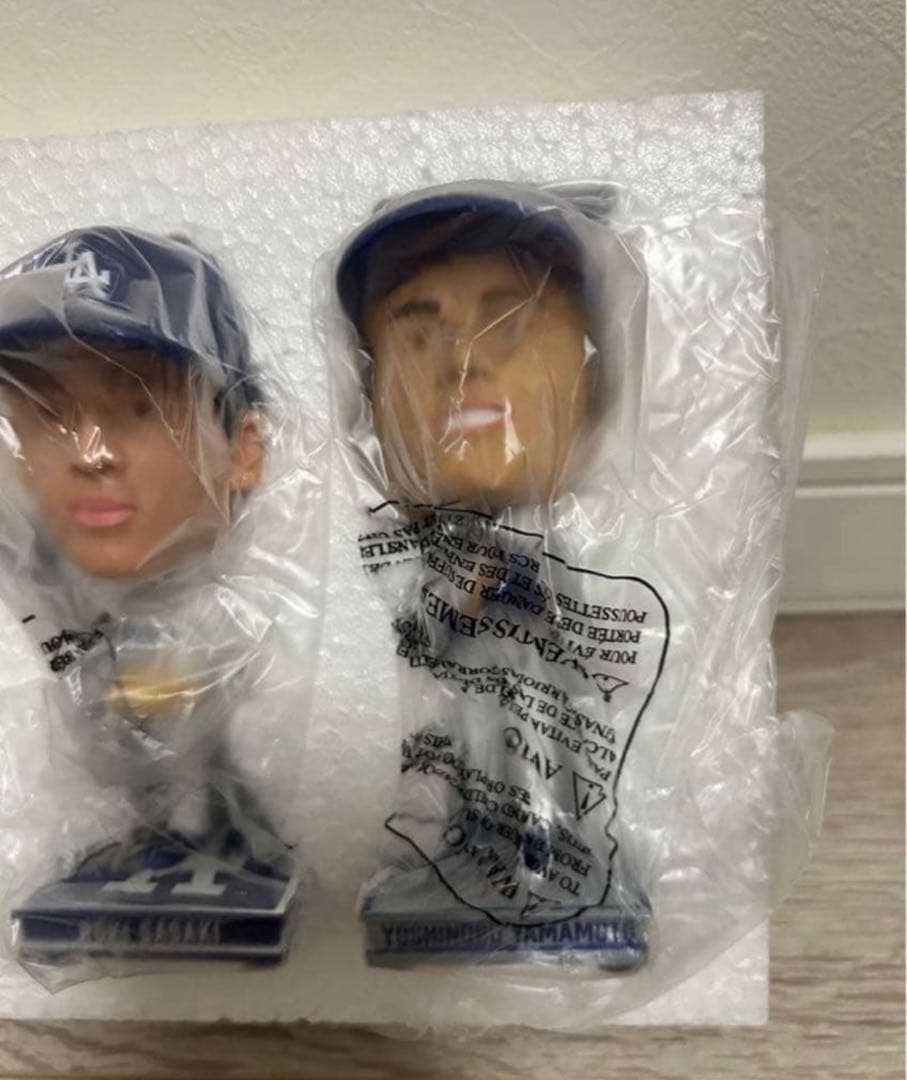 公式　DODGERS 大谷翔平 山本由伸　 　　　　佐々木朗希ボブルヘット