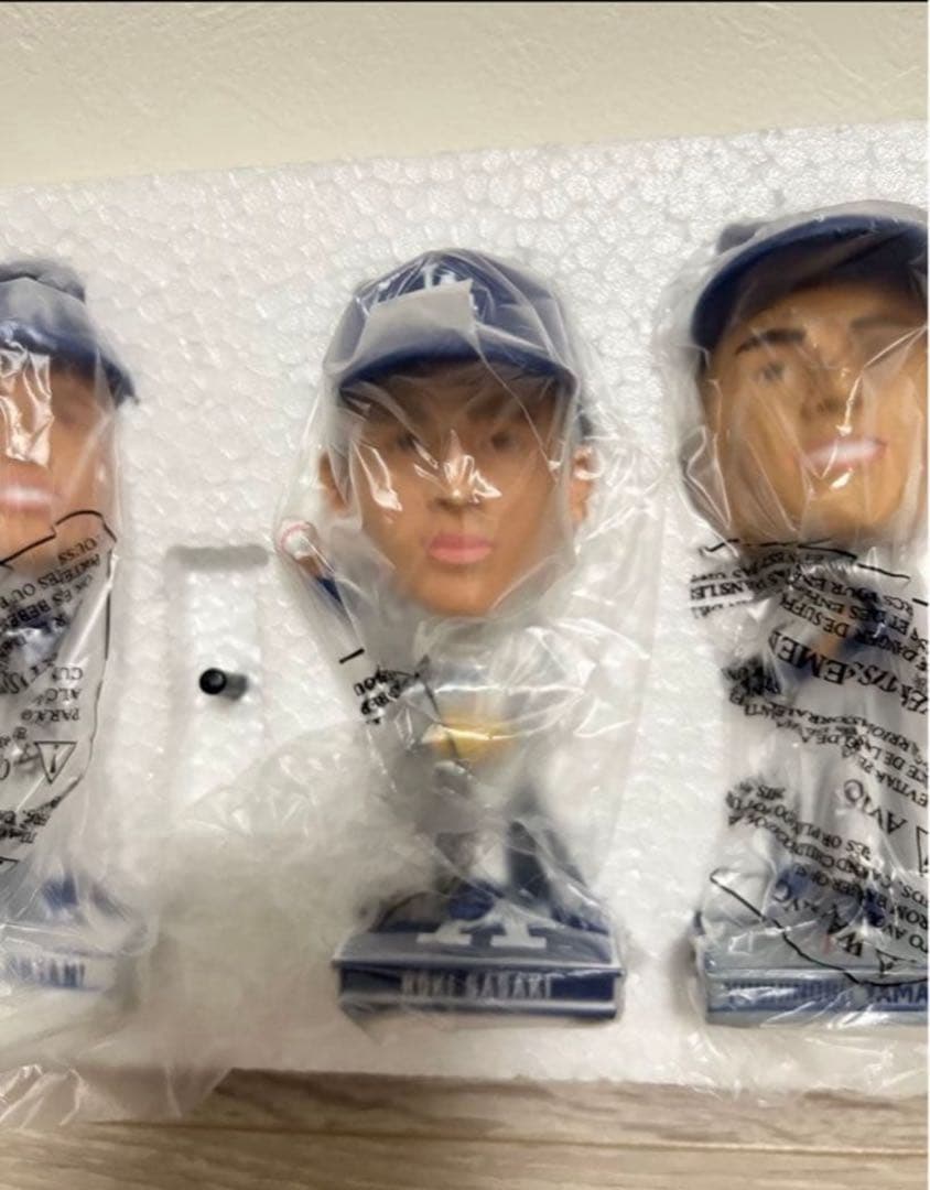 公式　DODGERS 大谷翔平 山本由伸　 　　　　佐々木朗希ボブルヘット