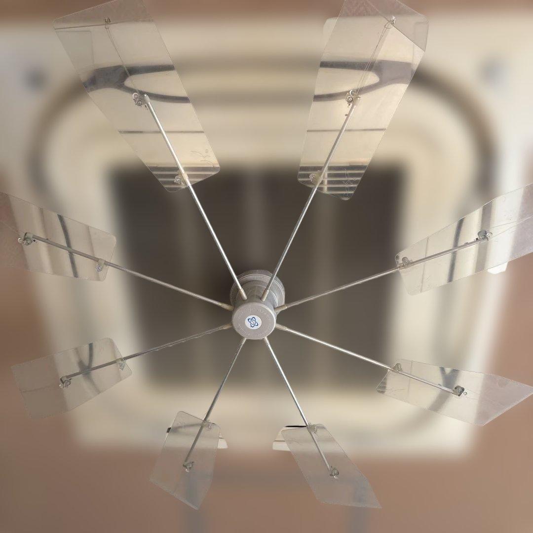 GE 天井ファン 8枚羽根 クリア