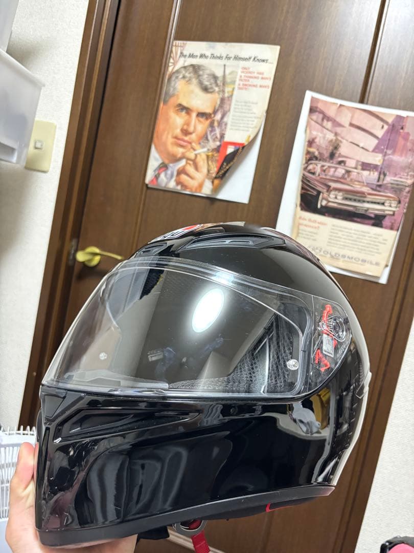AGV ブラック フルフェイスヘルメット