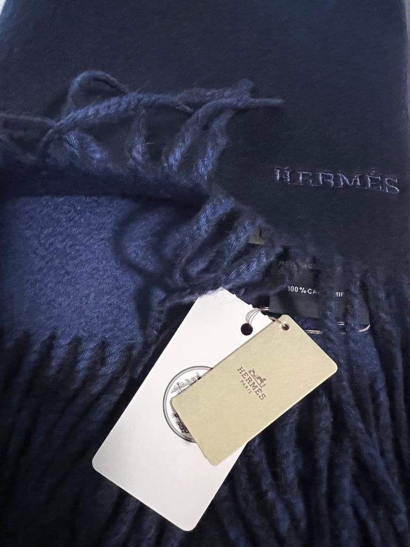 いもぽん　エルメス　マフラー　カシミア　HERMES 新品未使用