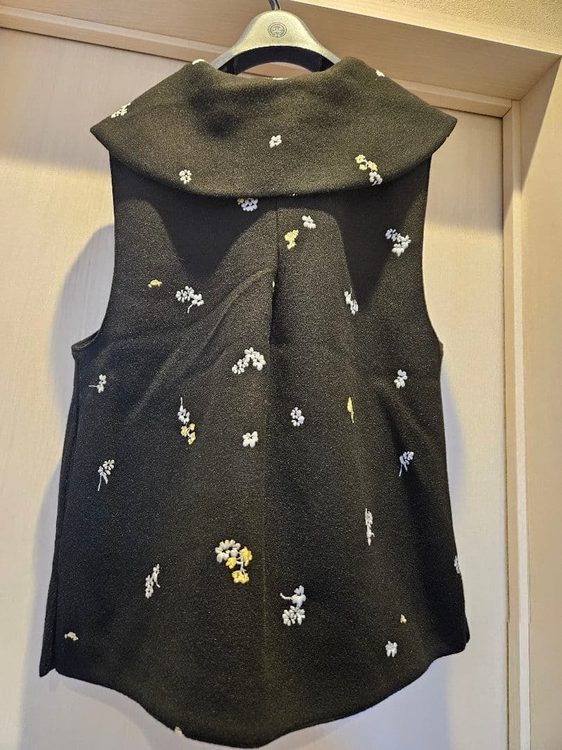 ドノバン　フローレットジレ　ブラック　2way　ブーケデザイン　Aライン