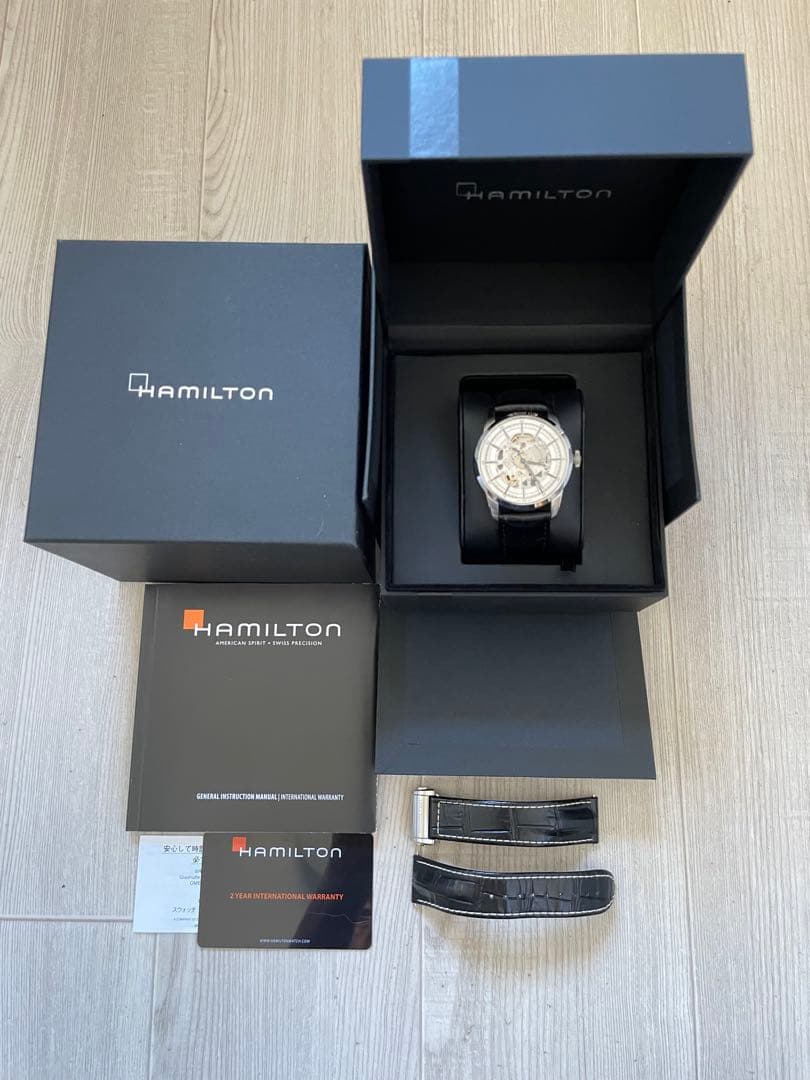 HAMILTON ハミルトン アメリカン クラシック レイルロード スケルトン