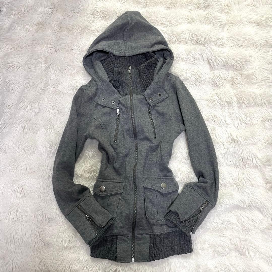 00s y2k 平成ギャル ギミックパーカー アーカイブ グランジパンクロック