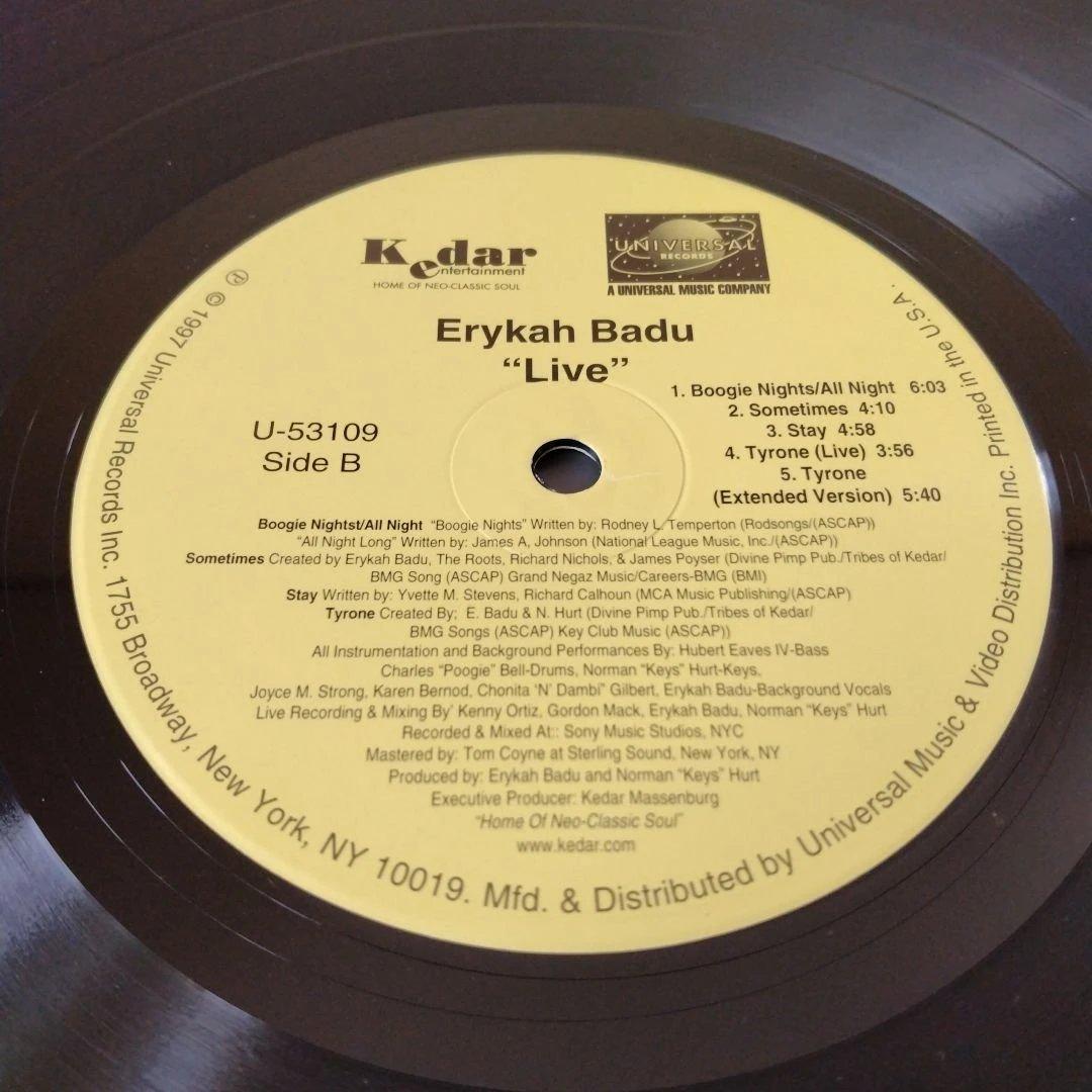 erykah badu「live」LP