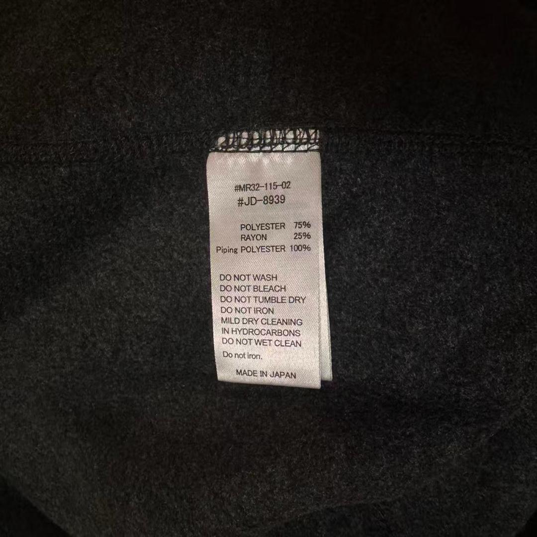 DANTON ノーカラージャケット 42 L ダークグレー