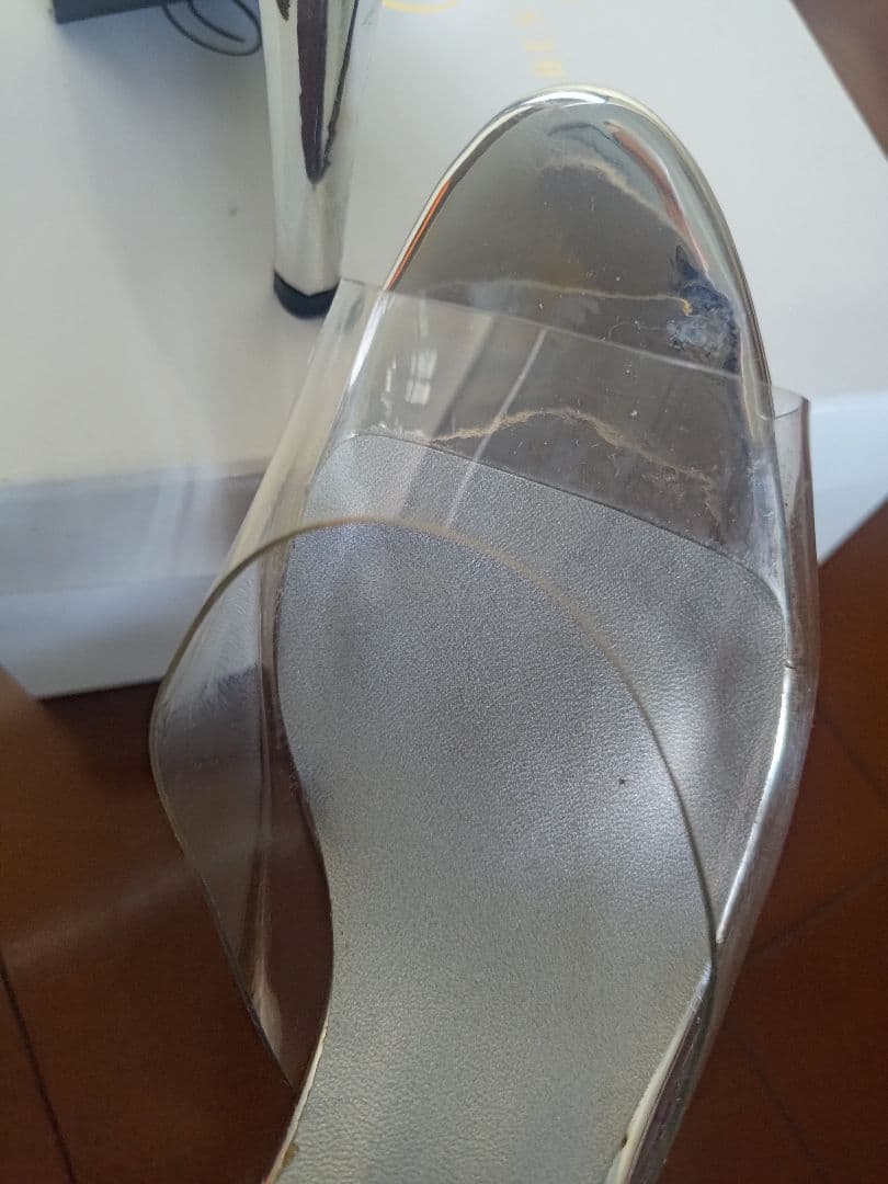 【公式】BBJシルバーオープントゥハイヒール