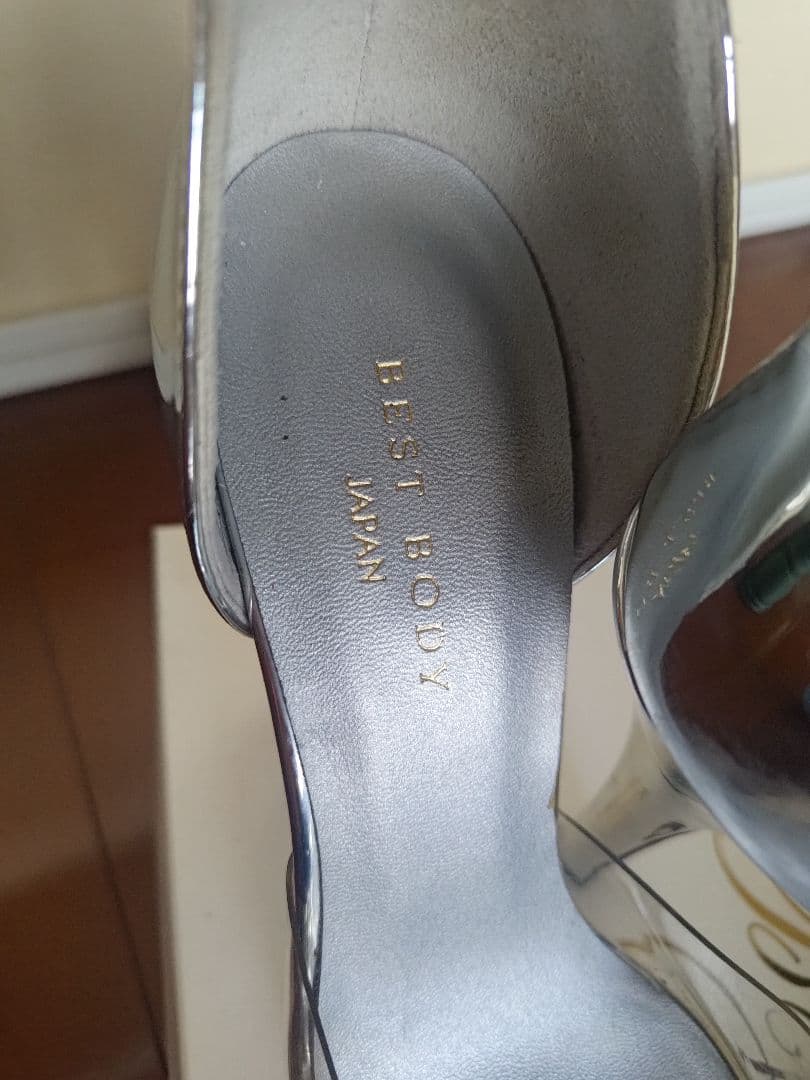 【公式】BBJシルバーオープントゥハイヒール