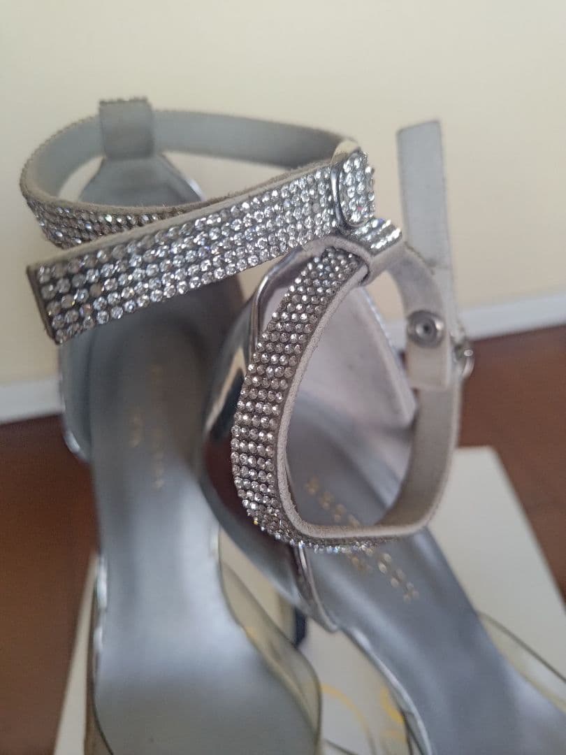 【公式】BBJシルバーオープントゥハイヒール