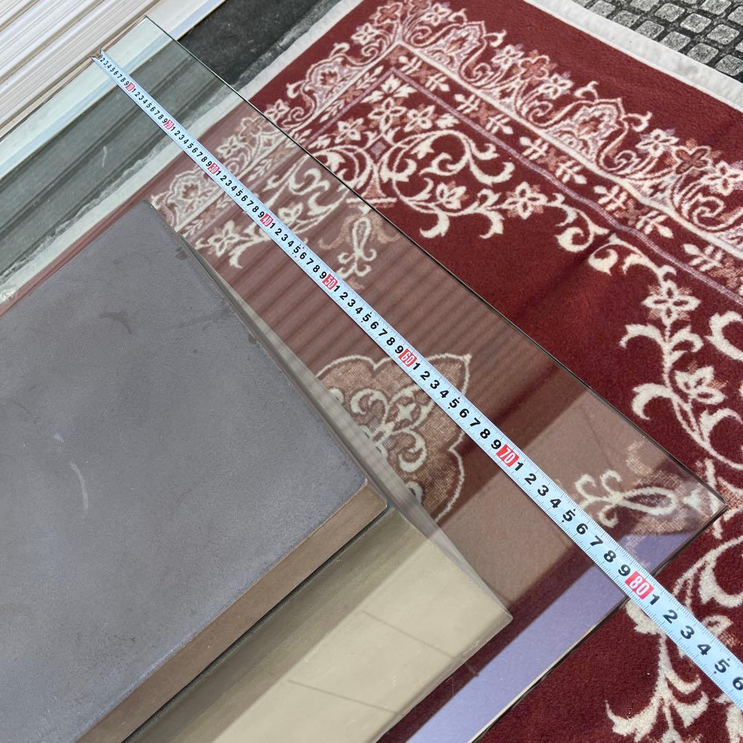 送料無料◾️moda en casa FLYING table ガラステーブル