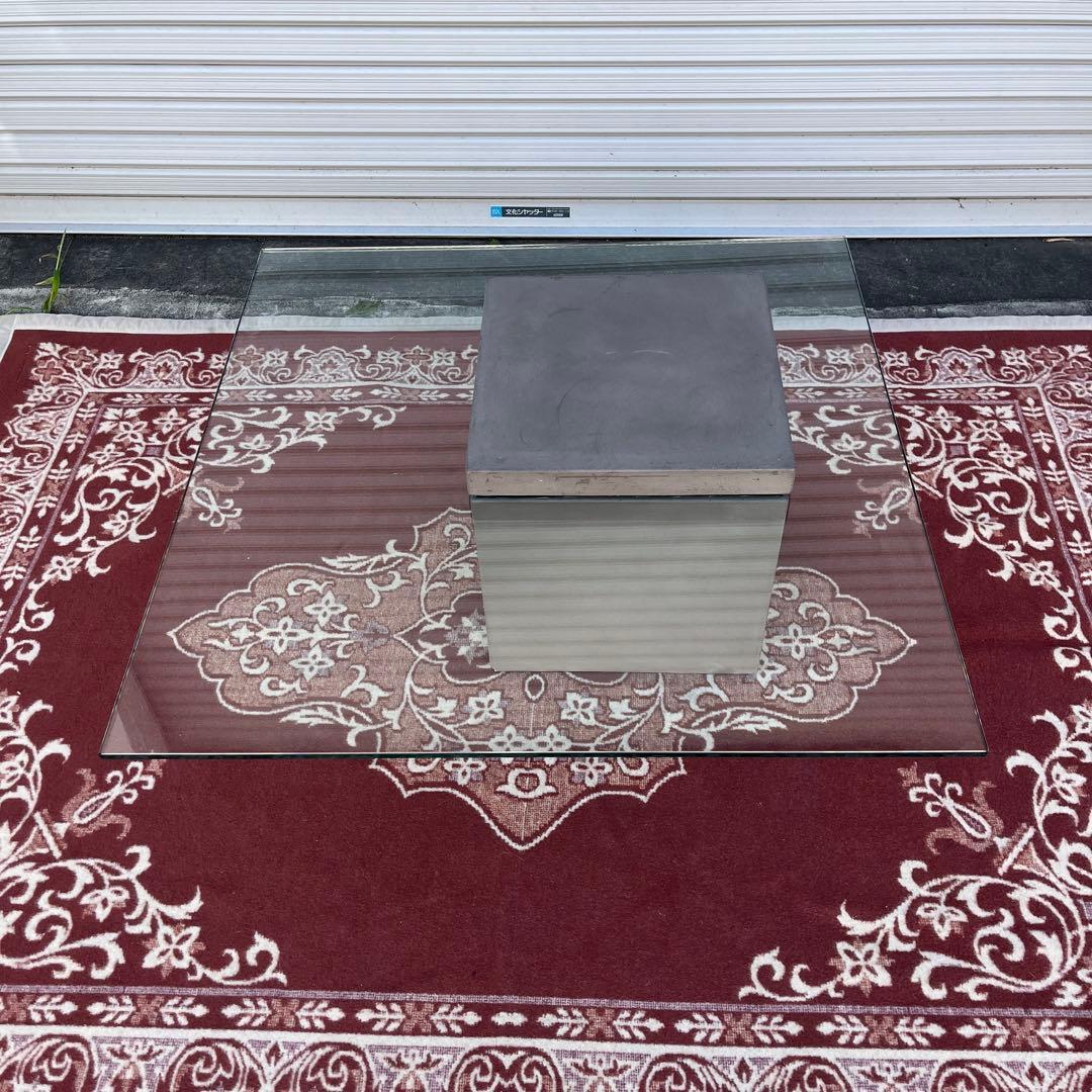 送料無料◾️moda en casa FLYING table ガラステーブル