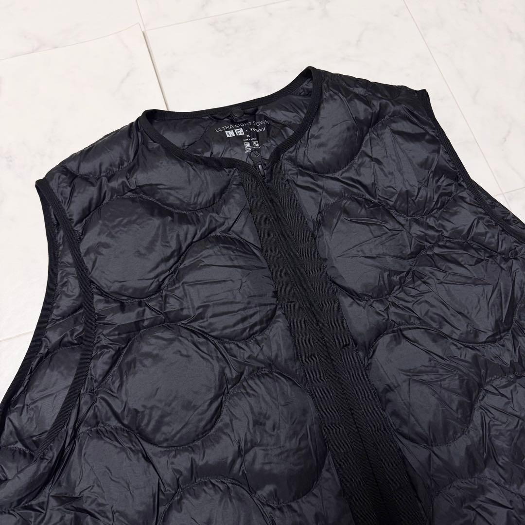 美品　完売品　ユニクロ×Theory ウルトラライトダウン　ロングベスト　XL