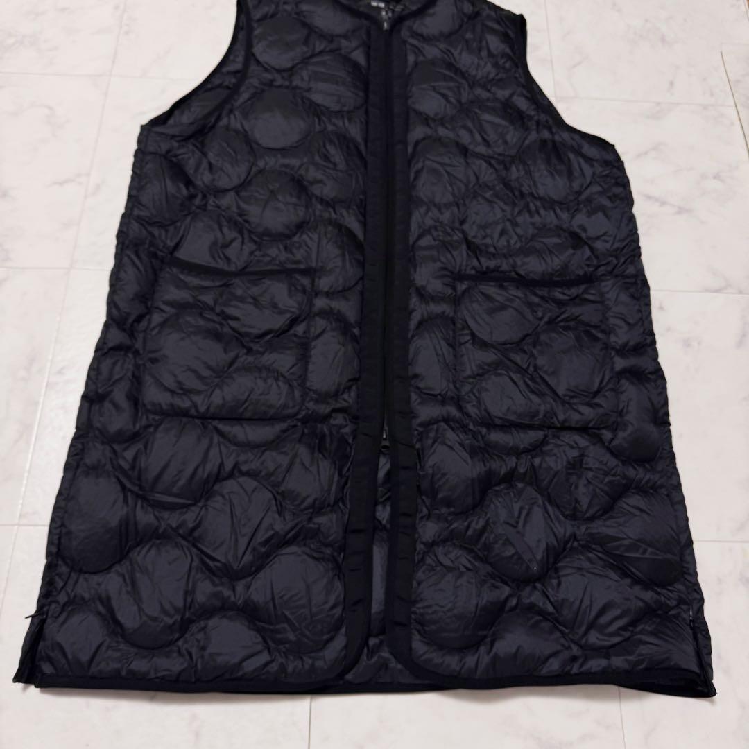 美品　完売品　ユニクロ×Theory ウルトラライトダウン　ロングベスト　XL