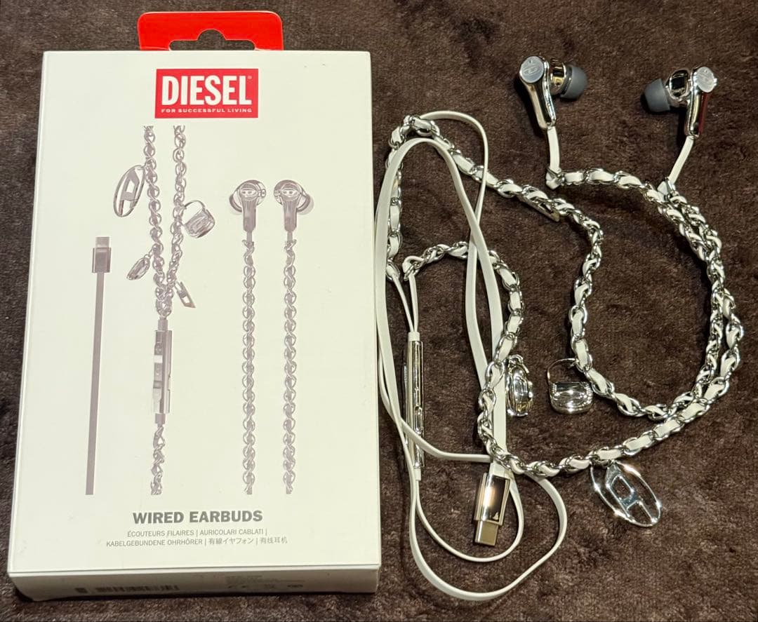 DIESEL 有線イヤホン Wired Earbuds