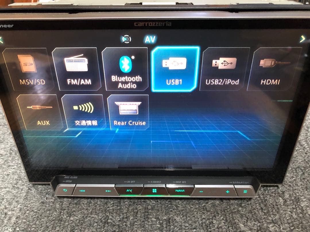 【ジャンク】carrozzeria CL900 8インチ　2018年データ