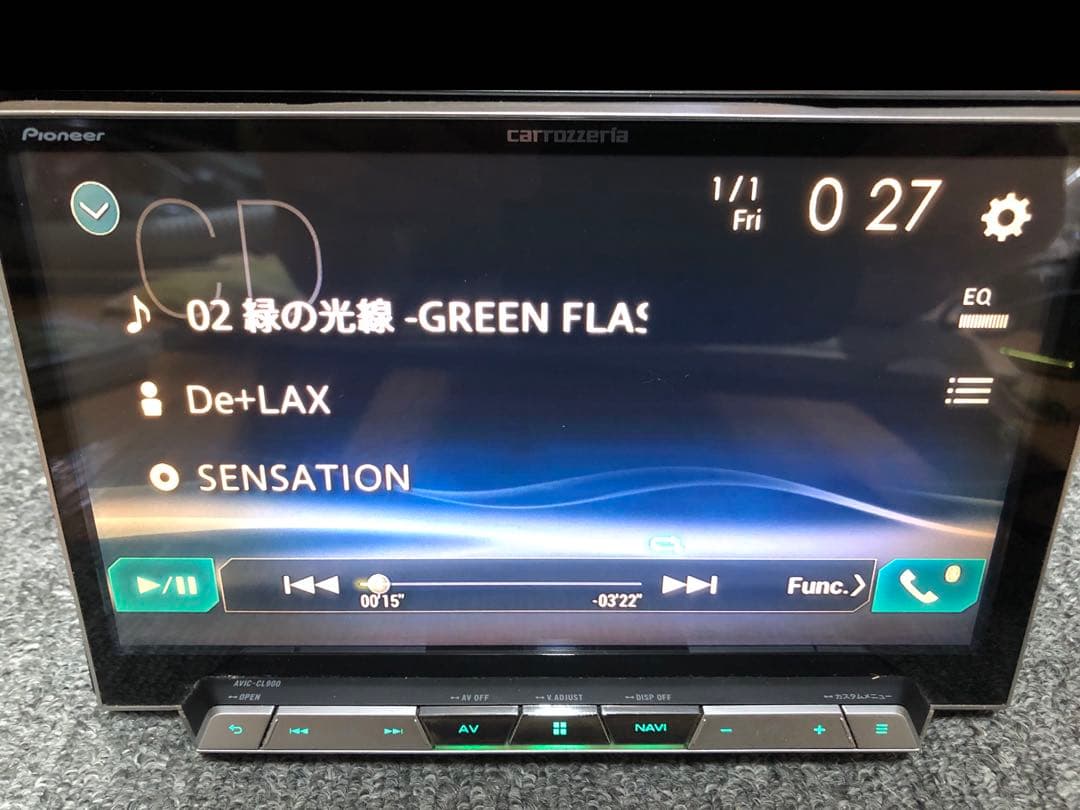 【ジャンク】carrozzeria CL900 8インチ　2018年データ