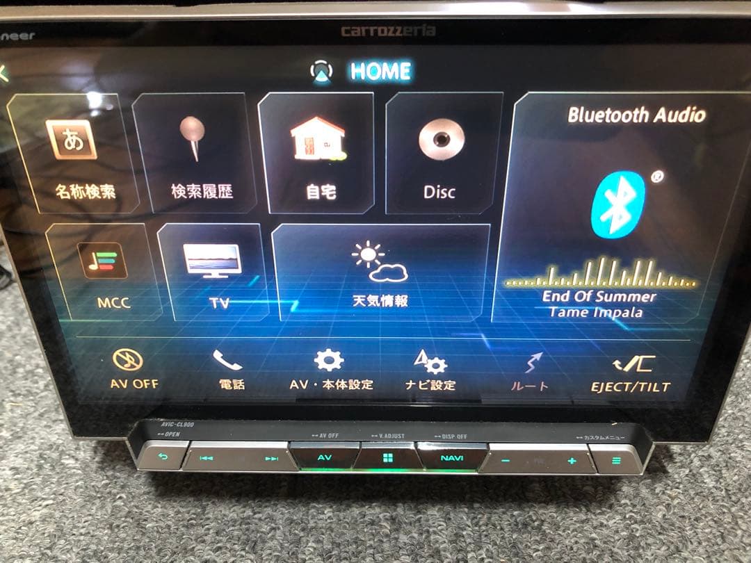 【ジャンク】carrozzeria CL900 8インチ　2018年データ