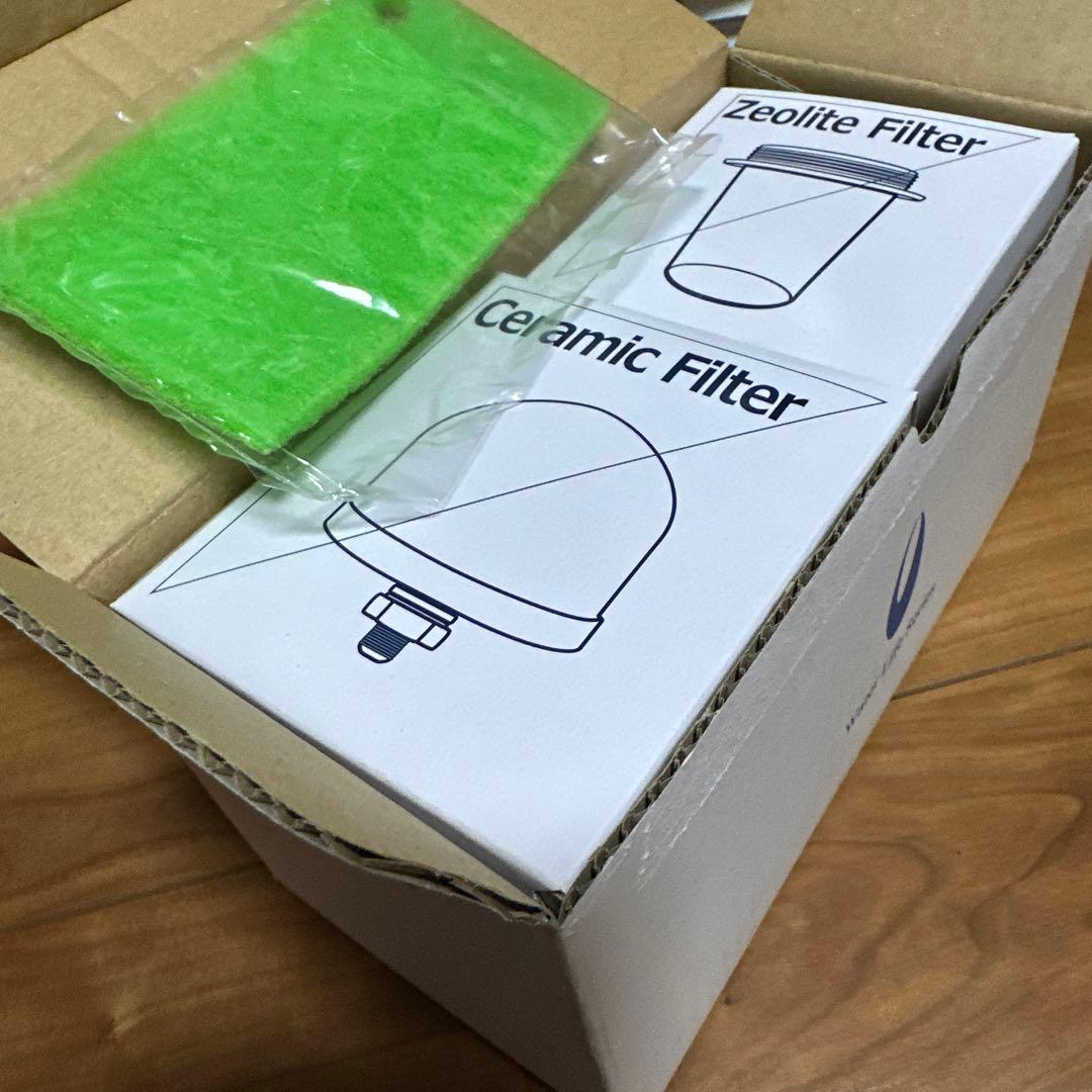 ポタポタクラブ(エコウォーター)フィルター(セラミック&ゼオライト)スポンジ付